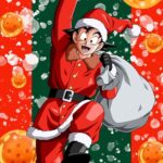 Dragon Ball Super Z Goku Santa Claus Christmas POSTER 24 X 18" SWEET!
