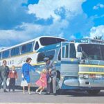 Greyhound Bus Scenicruiser Postcard Poster 24 X 18 Inch
