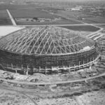 HOUSTON ASTRODOME (frame)  POSTER 24 X 36 Inches Nostalgia ASTROWORLD