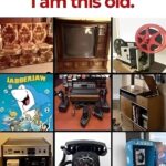 I'm This Old POSTER 24 X 18 Inches 70s Decade In the year 1970 1971 1972 VINTAGE