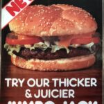 Jack In The Box Jumbo Jack Ad 1979 24X18 Vintage POSTER 24 X 24 Inches Wall Art