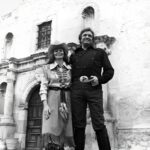 Johnny Cash June Carter The Alamo San Antonio TX POSTER 24 X 18 Inches Wall Art