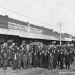 Main Street Hereford Texas 1908 POSTER 24 X 18 Inches Wall Art