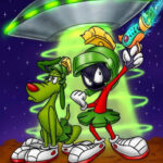 Marvin The Martian Vintage Comics 24 X 18 Inches Sweet!