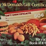 McDonald's Holiday Tray Ad 1984 24X18 Vintage POSTER 24 X 24 Inches Wall Art