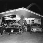 McDonald's In The 60s At Night 24X18 Vintage POSTER 24 X 24 Inches Wall Art