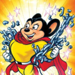 Mighty Mouse Vintage Comic 24 X 18 Inches Sweet!