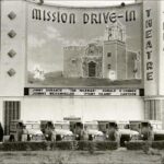 Mission Drive-In Movie Theatre San Antonio (1950) POSTER 24 X 18 INCH Vintage!