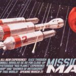 Mission to Mars Disneyland Comming Attraction Disneyland POSTER 24" X 18" Nice!