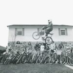 Richard McSheehy Houston TX Jumps Bikes 1974 POSTER 24 X 18 Inches Wall Art
