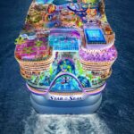 Royal Caribbean Star Of The Seas (New ship) REAR POSTER 24 X 36 Inches Nice!
