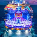 Royal Caribbean Wonder of the Seas (Rear Night) POSTER 24 X 36 Inches Nice!