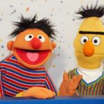 Sesame Street PBS TV Series Bert And Ernie POSTER 24 X 24 INCH AWESOME!