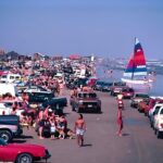 Surfside Texas (Beach) 1980s POSTER 24 X 18 Inches WALL ART