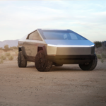 TESLAS CYBER TRUCK (DESERT POSE) POSTER 24 X 36 INCH NICE!