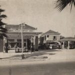 Texaco Service Station Galveston Texas 1927 POSTER 24 X 18 Inches WALL ART