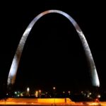 The Gateway Arch (Night) St. Louis, Missouri, USA POSTER 24 X 36 Inches Nice!
