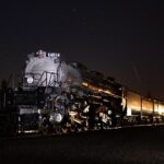 Union Pacific Big Boy Locomotive (Night Time) POSTER 24 X 36 Inches Nice!