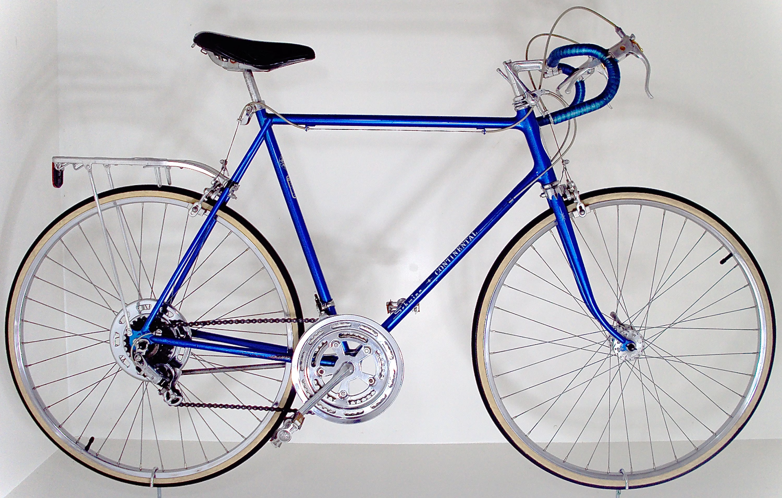 Vintage-1975-Schwinn-Continental-Bicycle-Blue-POSTER-24-X-36-INCH-WALL-ART-116357892491 Vintage 1975 Schwinn Continental Bicycle (Blue) POSTER 24 X 36 INCH WALL ART! - Image 1