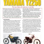 Yamaha YZ250 Writeup Motocross Motorcycle POSTER 24 X 36 INCH Sweet!