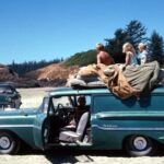 1958 Chevrolet Delray Station Wagon (At the Beach) POSTER 24 X 36 INCH
