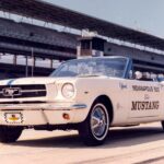 1964 FORD MUSTANG INDY 500 PACE CAR POSTER 24 X 36 INCH SUPER NICE!