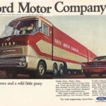 1965 Mustang Super Hauler Turbine Truck Ad POSTER 24 X 18 INCH SWEET!