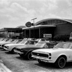 1967 Chevrolet Dealership (Camaros) POSTER 24 X 18 INCHES Vintage!