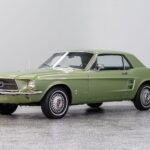 1967 Ford Mustang (green) POSTER 24 X 36 INCH