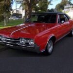 1967 Oldsmobile Cutlass Supreme (Red Front Angle) POSTER 24 X 36 INCH Sweet!