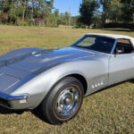 1968 Chevrolet Corvette Convertible L68 GRAY POSTER 24 X 36 INCHES SWEET!