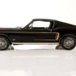 1968 Ford Mustang Black GT (Side) POSTER 24 X 36 INCH Sweet!