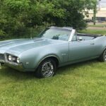 1968 Oldsmobile Cutlass Convertible Gray Front Angle POSTER 24 X 36 INCH Sweet!