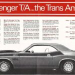 1970 DODGE CHALLENGER T/A AD POSTER 24 X 36 INCH AWESOME!!!