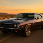 1970 Dodge Challenger R/T (Sunset Desert) Poster 24 X 36 Inch SWEET!