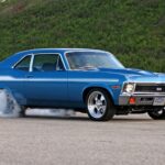 1971 CHEVY NOVA YENKO BURNOUT POSTER 24 X 36 INCH SWEET LOOKING CAR!!!!