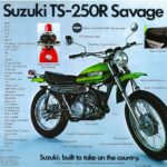 1971 Suzuki TS 250R Savage MX Motocross POSTER 24 X 36 INCH Sweet!