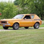 1972 AMC Gremlin X (Orange Front Angle) POSTER 24 X 36 INCH Sweet!