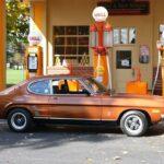 1972 Ford Capri (Gas Pump) POSTER 24 X 36 INCH Wall Art!