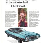 1972 Ford Torino Ad POSTER 24 X 36 INCH Looks Awesome!