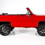 1974 GMC Jimmy Blazer RED 4X4 (Side Topless) 24 X 36 INCH Nice!