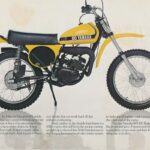 1974 Yamaha MX100 Ad Motocross Motorcycle POSTER 24 X 36 INCH Sweet!