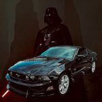 2013 Ford Mustang GT 5.0 Darth Vader POSTER 24 X 36 INCH SWEET LOOKING!
