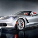 2015 Chevrolet Corvette Z06 Convertible Gray  POSTER 24 X 36 INCH