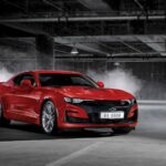2019 CHEVY CAMARO SS (Red-Smoke out) POSTER 24 X 36 INCH SWEET!