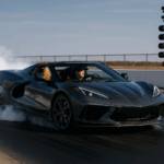 2021 Chevrolet Corvette Stingray Convertible Dragstrip POSTER 24 X 36 INCH