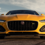 2021 Jaguar F-Type XF Yellow (Front)  POSTER 24 X 36 INCH Looks GREAT!