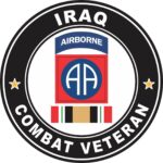 82nd Airborne Division Iraq Army Veteran (Ribbon) POSTER 24 X 24 Inches Awesome!