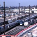 Amtrak Race St. Yard Philadelphia PA POSTER 24 X 18 Inches Wall Art Nice!