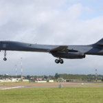 B-1B Lancer (Landing) POSTER 24 X 36 Inches U.S. Military Aircraft